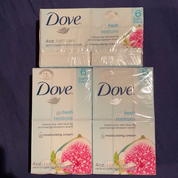 Dove Other - Dove Go Fresh Bath Bar Bundle